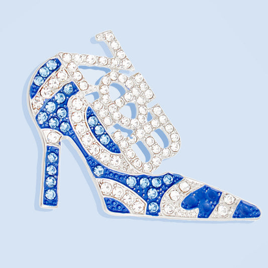 Brooch Zeta Phi Sorority Heel Pin for Women - Premium Wholesale Jewelry from Pinktown - Just $15! Shop now at chiquestyles