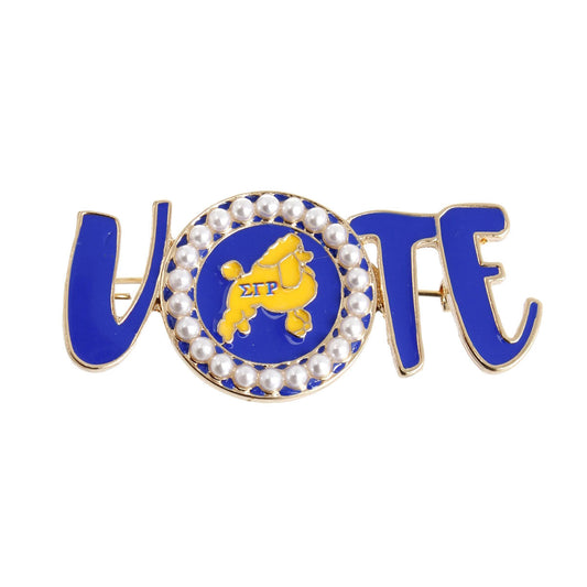 Brooch Sigma Gamma Vote Sorority Pin for Women - Premium Wholesale Jewelry from Pinktown - Just $12! Shop now at chiquestyles