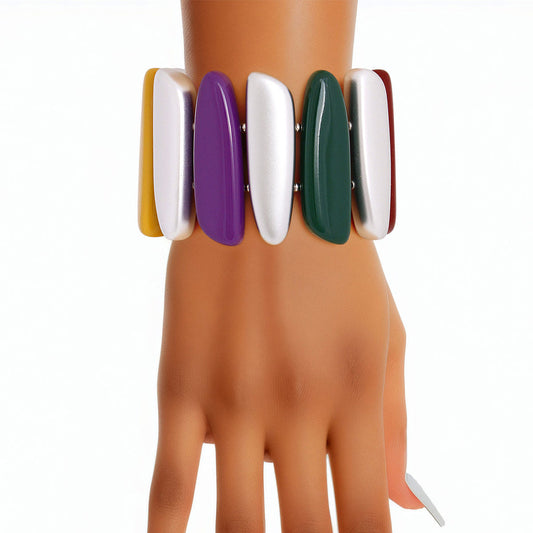 Bracelet Tribal Multi Silver Bead for Women - Premium Wholesale Jewelry from Pinktown - Just $17! Shop now at chiquestyles