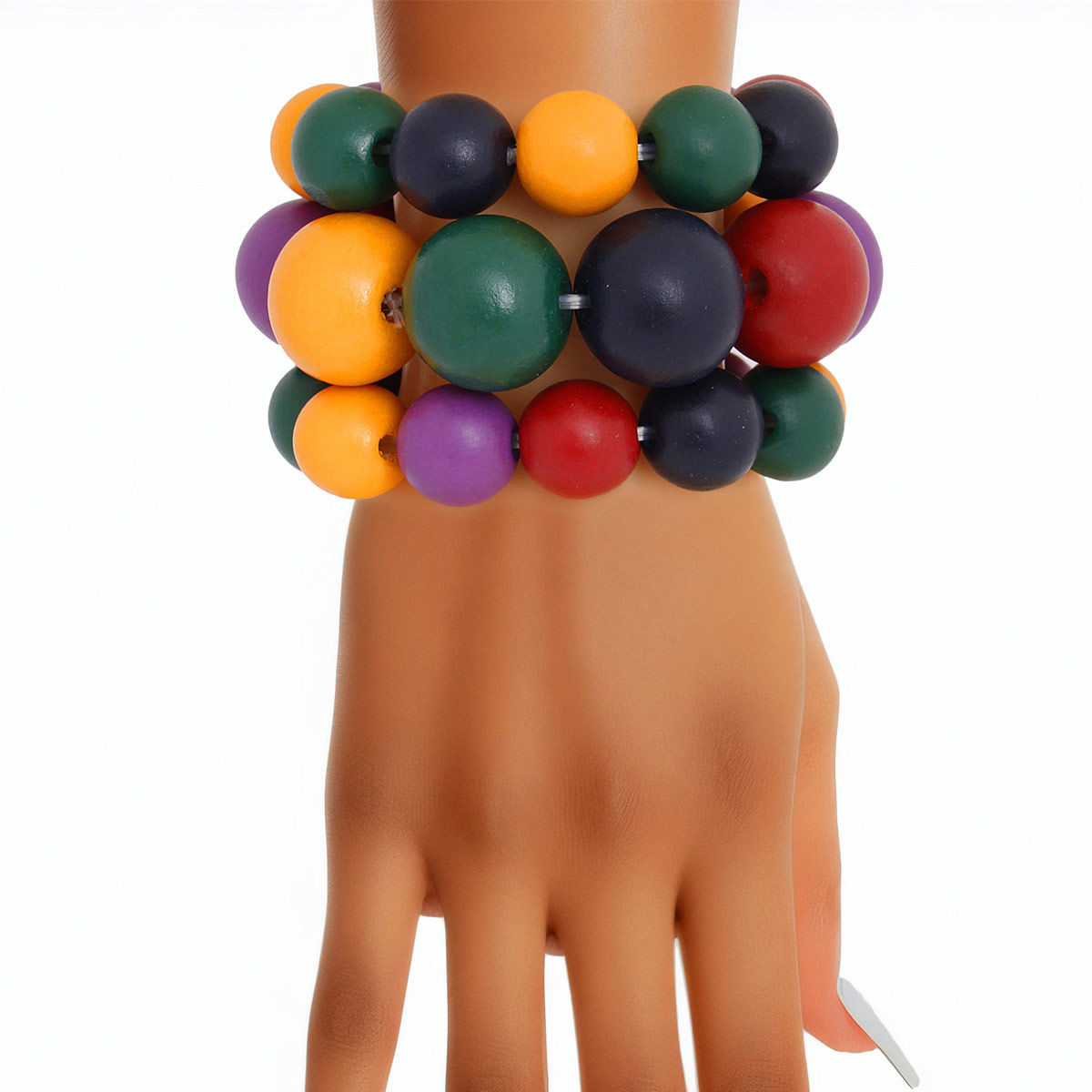 Bracelet Multi Wood Bead Set for Women - Premium Wholesale Jewelry from Pinktown - Just $14! Shop now at chiquestyles