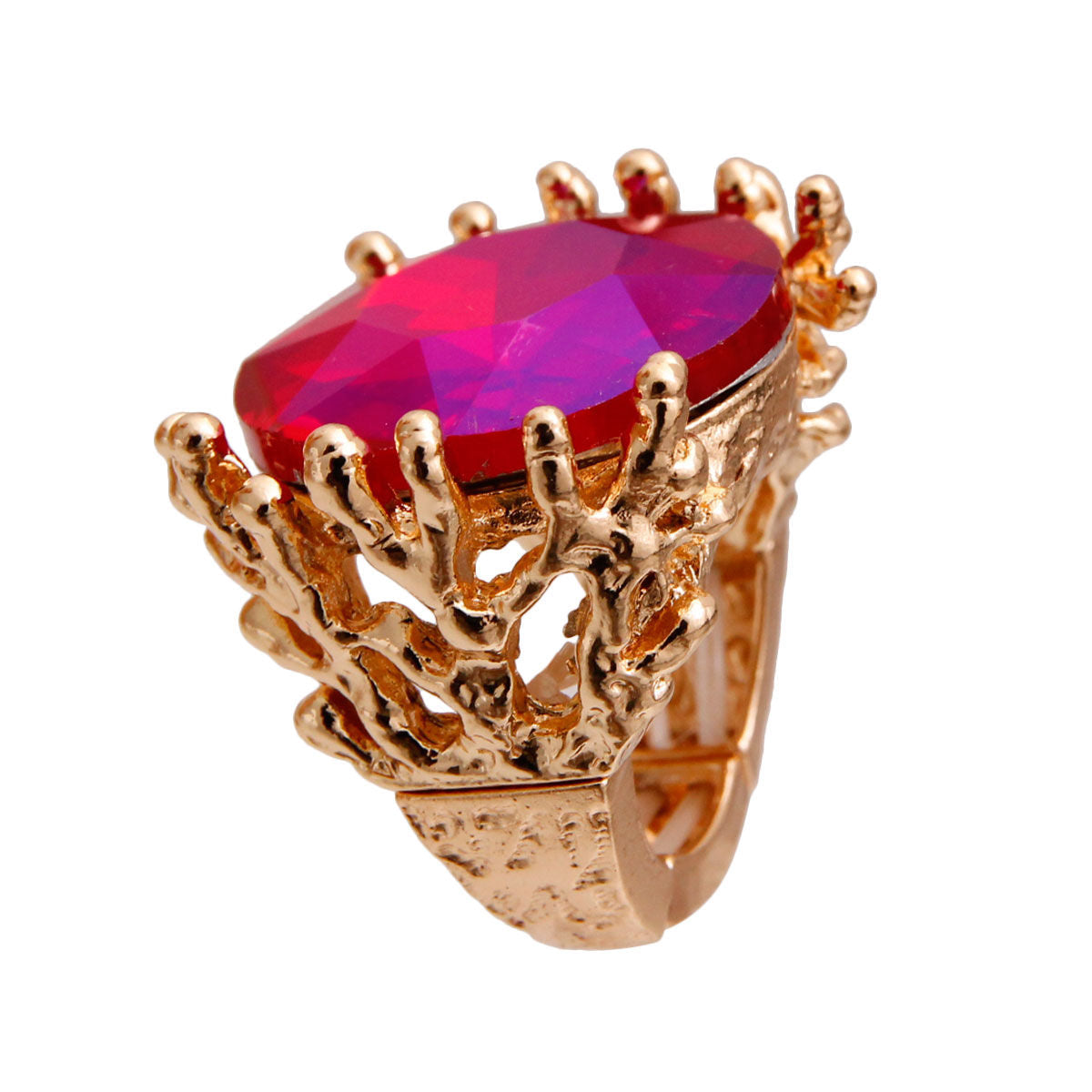 Purple Crystal Branch Ring - Premium Wholesale Jewelry from Pinktown - Just $11! Shop now at chiquestyles