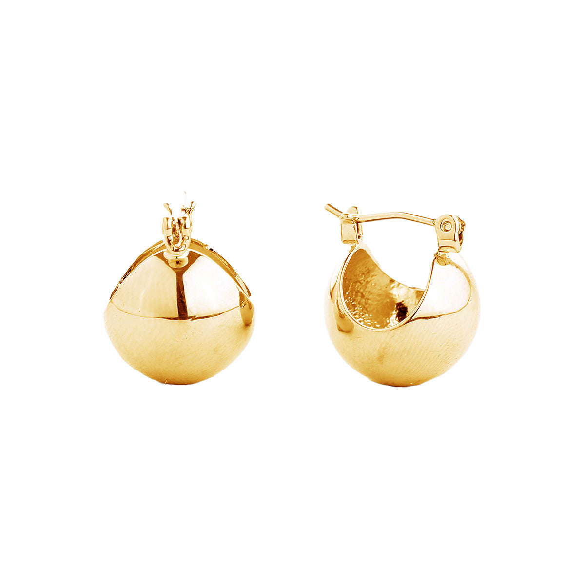 Hoop 14K Gold Mini Ball Earrings for Women - Premium Wholesale Jewelry from Pinktown - Just $11! Shop now at chiquestyles