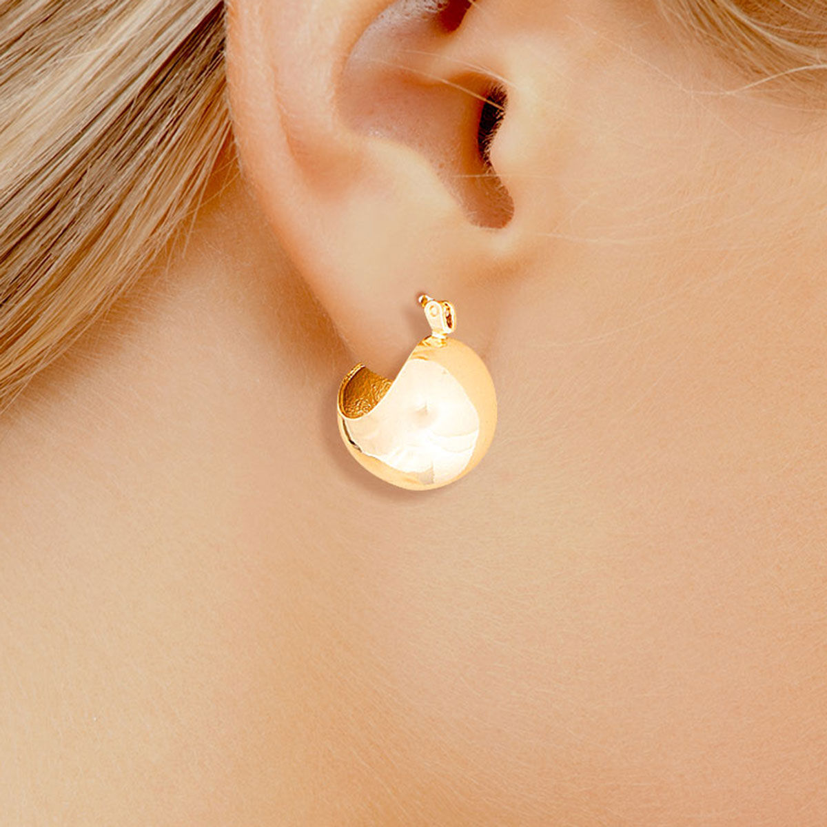 Hoop 14K Gold Small Ball Earrings for Women - Premium Wholesale Jewelry from Pinktown - Just $11! Shop now at chiquestyles
