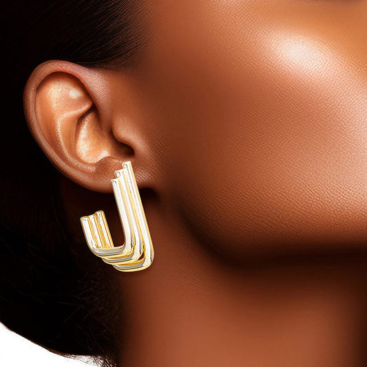 Hoop 14K Gold Small Stack Hook Earrings for Women|1.1 inches - Premium Wholesale Jewelry from Pinktown - Just $11! Shop now at chiquestyles