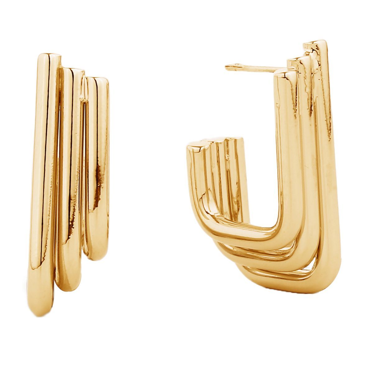 Hoop 14K Gold Small Stack Hook Earrings for Women - Premium Wholesale Jewelry from Pinktown - Just $11! Shop now at chiquestyles