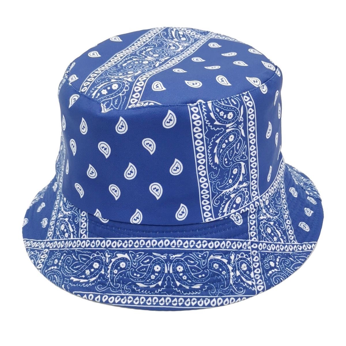 Blue Bandana Reversible Bucket Hat|One Size - Premium Wholesale Fashion Accessories from Pinktown - Just $17! Shop now at chiquestyles
