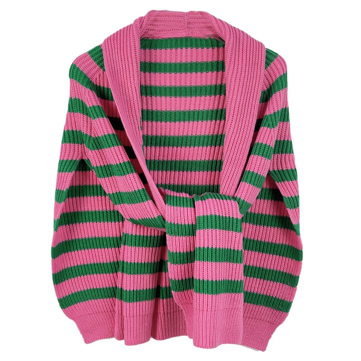 Pink Green Sweater Scarf|23.6 x 21.6 inches - Premium Wholesale Fashion Accessories from Pinktown - Just $47! Shop now at chiquestyles