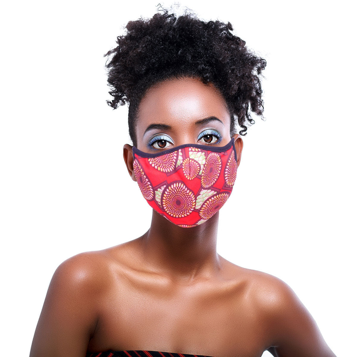Sunburst Pattern Filter Mask|Stretch to Fit - Premium Wholesale Fashion Accessories from Pinktown - Just $9! Shop now at chiquestyles