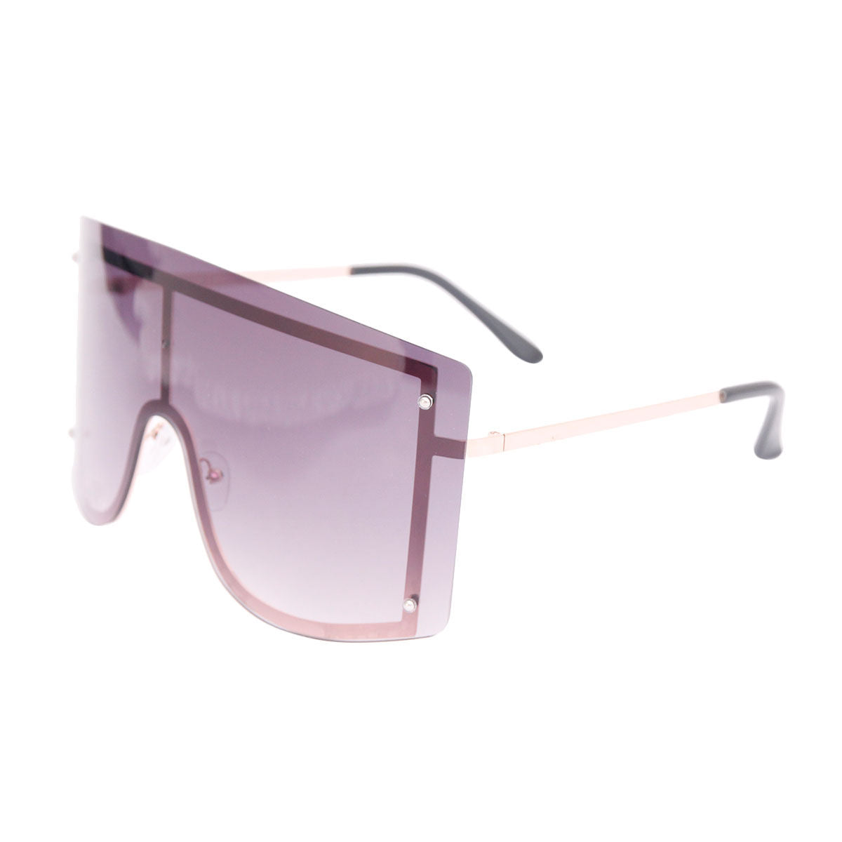Black Designer Shield Sunglasses|One Size - Premium Wholesale Fashion Accessories from Pinktown - Just $12! Shop now at chiquestyles