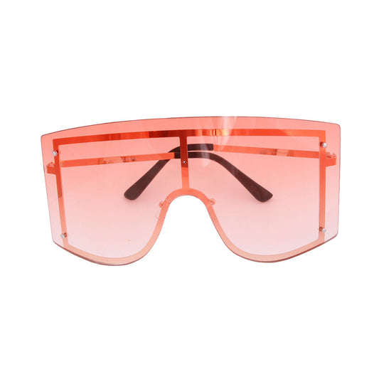 Orange Designer Shield Sunglasses|One Size - Premium Wholesale Fashion Accessories from Pinktown - Just $13! Shop now at chiquestyles