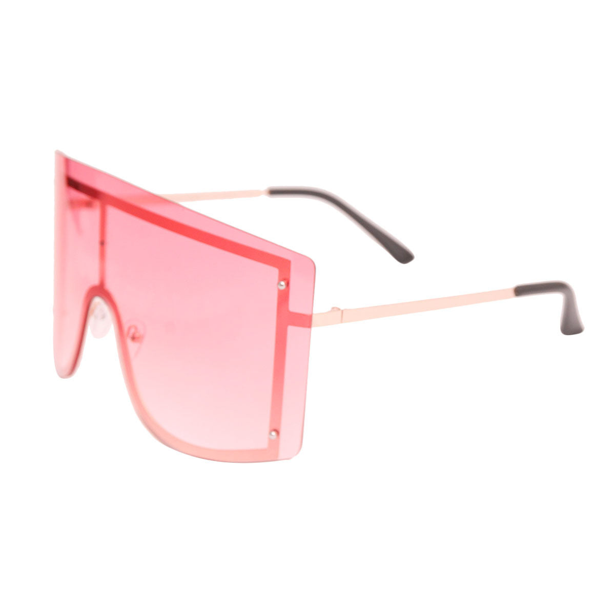 Pink Designer Shield Sunglasses - Premium Wholesale Fashion Accessories from Pinktown - Just $12! Shop now at chiquestyles