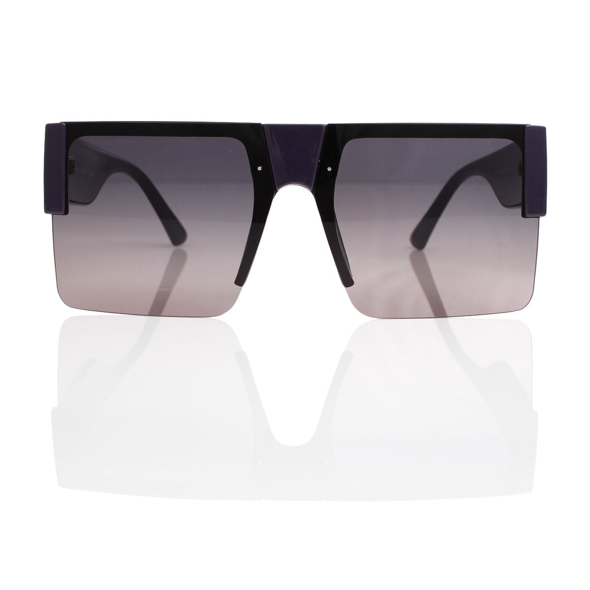 Sunglasses Square Purple Flat Top Eyewear Women - Premium Wholesale Fashion Accessories from Pinktown - Just $10! Shop now at chiquestyles