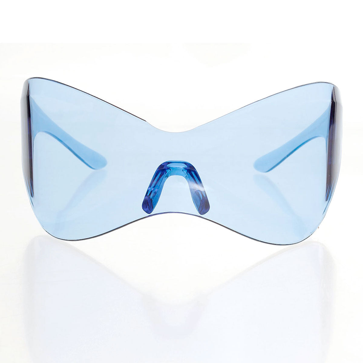 Sunglasses Mask Wrap Blue Eyewear for Women - Premium Wholesale Fashion Accessories from Pinktown - Just $13! Shop now at chiquestyles