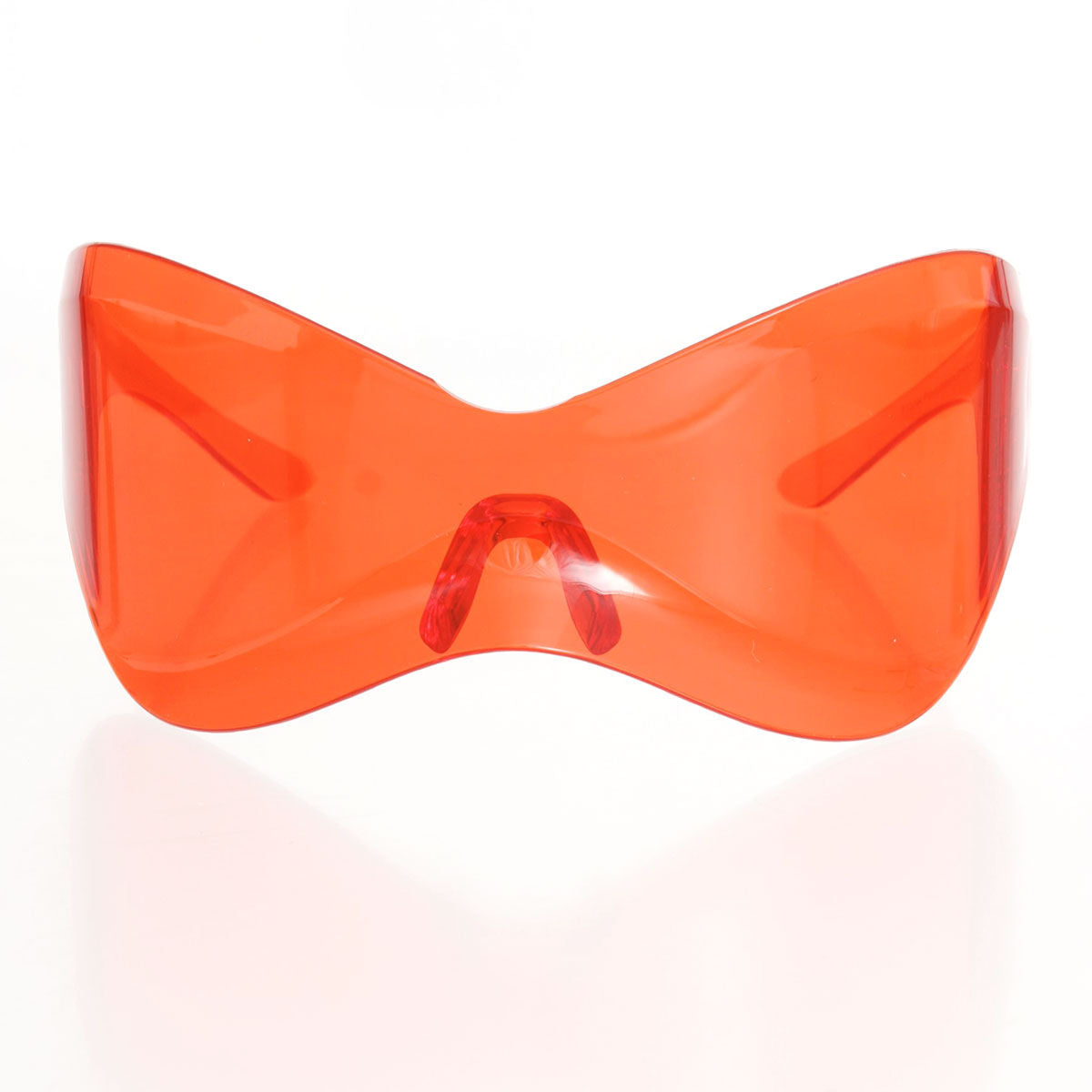 Sunglasses Mask Wrap Red Eyewear for Women - Premium Wholesale Fashion Accessories from Pinktown - Just $13! Shop now at chiquestyles