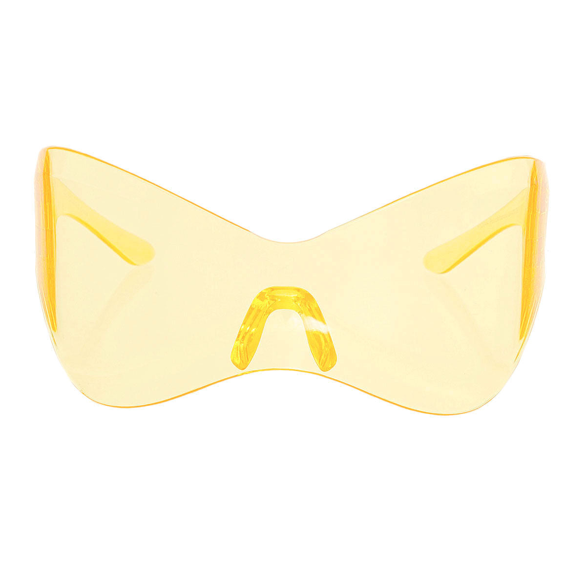 Sunglasses Mask Wrap Yellow Eyewear for Women - Premium Wholesale Fashion Accessories from Pinktown - Just $13! Shop now at chiquestyles