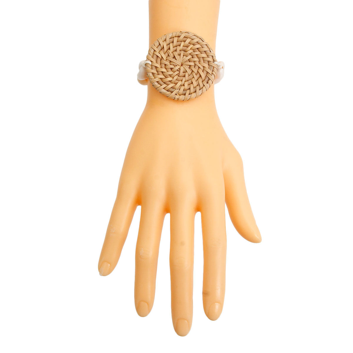 Brown Woven Shell Bracelet|Adjustable - Premium Wholesale Jewelry from Pinktown - Just $10! Shop now at chiquestyles