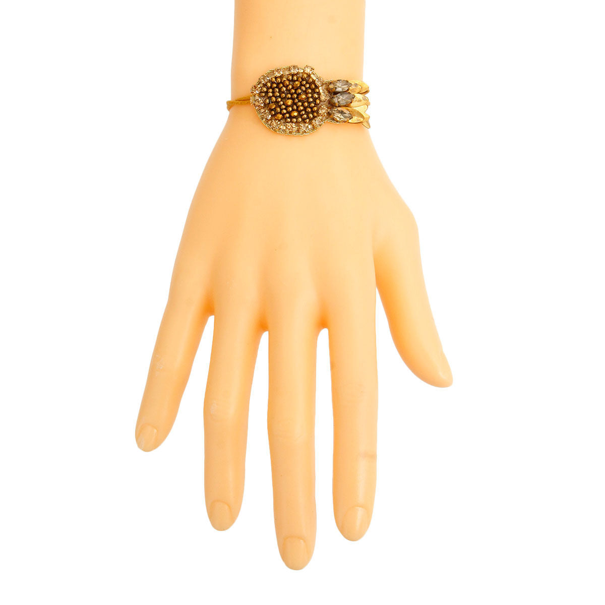 Gold Fish Friendship Bracelet|Adjustable - Premium Wholesale Jewelry from Pinktown - Just $11! Shop now at chiquestyles