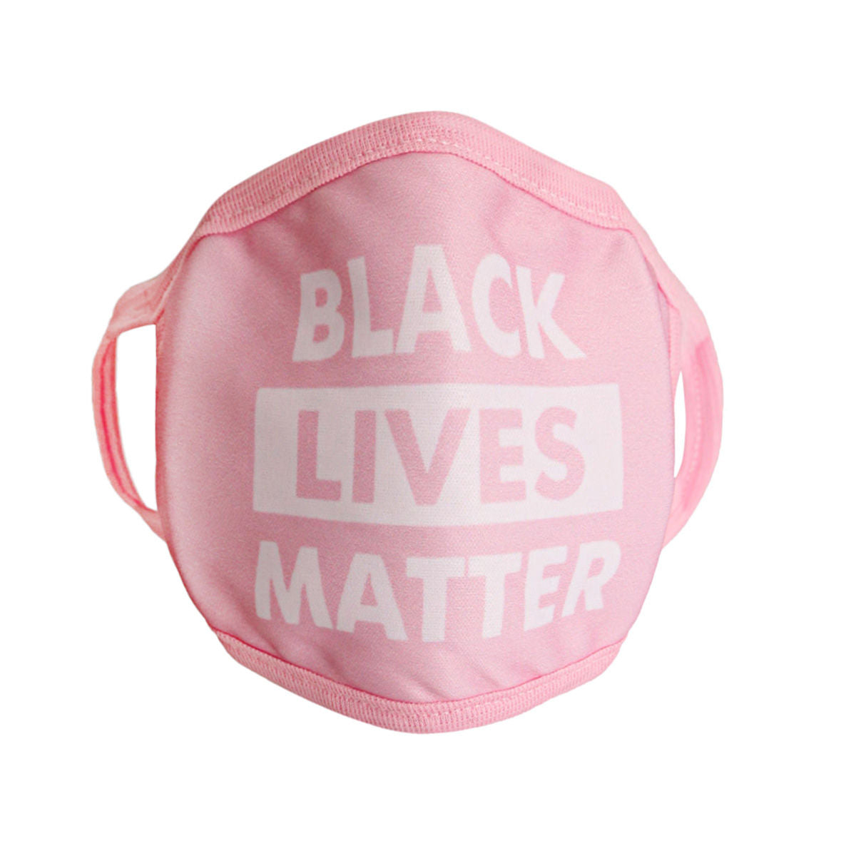 Pink Cotton BLACK LIVES MATTER Mask|Stretch to Fit - Premium Wholesale Fashion Accessories from Pinktown - Just $4! Shop now at chiquestyles