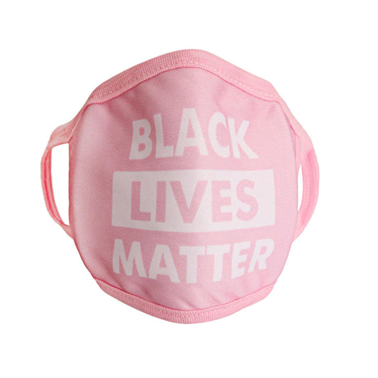 Pink Cotton BLACK LIVES MATTER Mask|Stretch to Fit - Premium Wholesale Fashion Accessories from Pinktown - Just $4! Shop now at chiquestyles