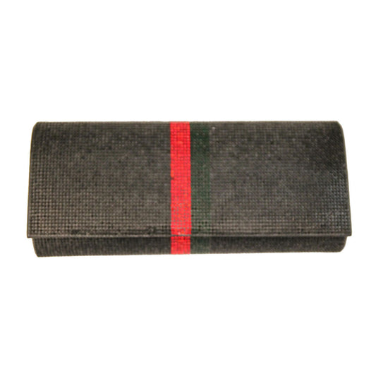 Black Designer Style Rounded Clutch|9.75 x 4.25 x 2 inches - Premium Wholesale Fashion Accessories from Pinktown - Just $34! Shop now at chiquestyles