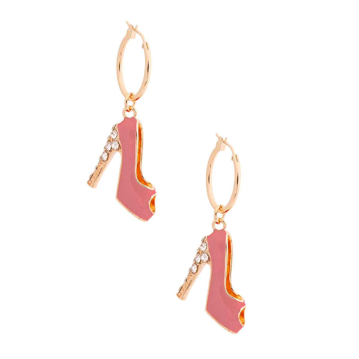 Pink Boutique High Heel Hoops - Premium Wholesale Jewelry from Pinktown - Just $9! Shop now at chiquestyles