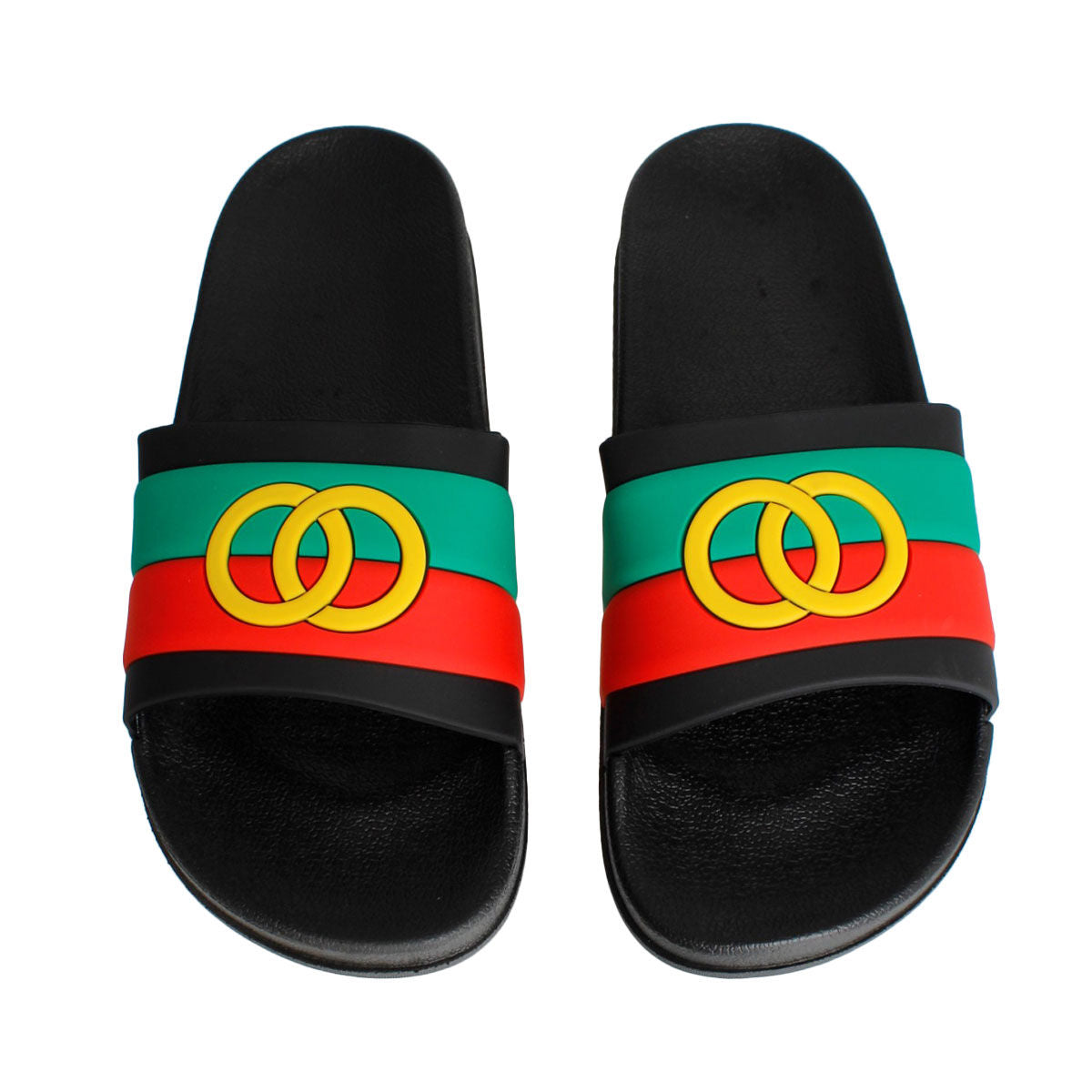 Size 9 Black Stripe Slide|Size 9 - Premium Wholesale Fashion Accessories from Pinktown - Just $21! Shop now at chiquestyles