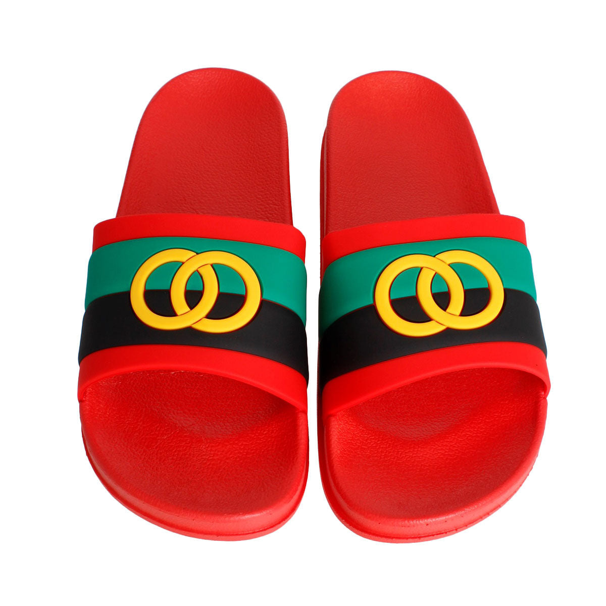 Size 9 Red Stripe Slide|Size 9 - Premium Wholesale Fashion Accessories from Pinktown - Just $21! Shop now at chiquestyles