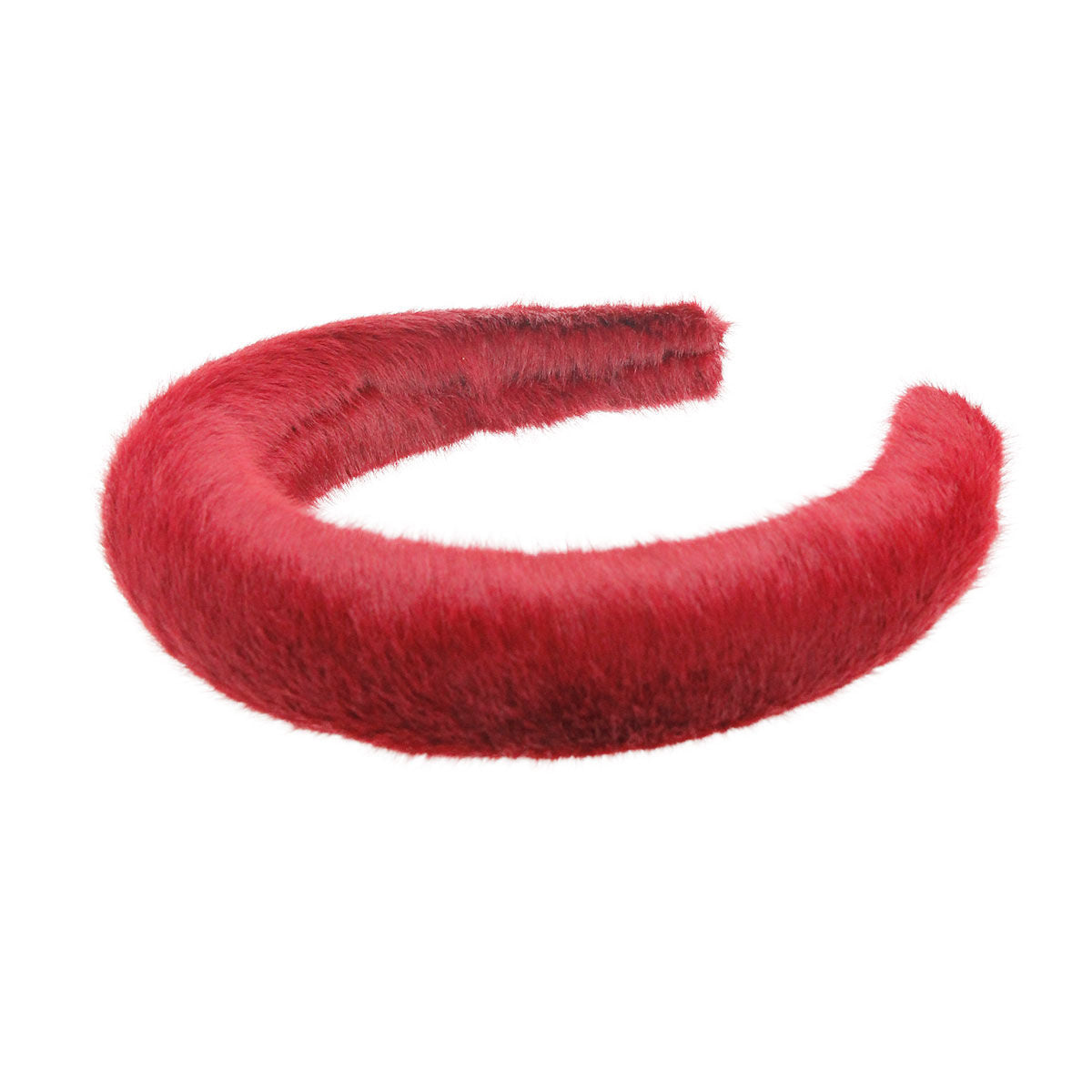 Burgundy Fur Headband|Adjustable - Premium Wholesale Fashion Accessories from Pinktown - Just $11! Shop now at chiquestyles