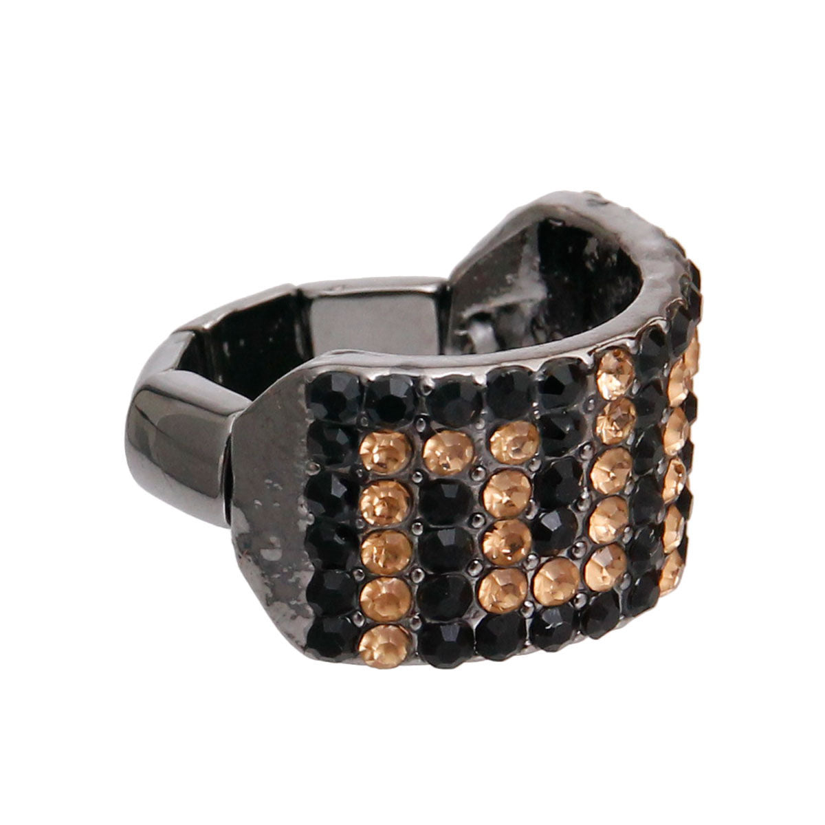 Designer Style Hematite Ring|Stretch to Fit - Premium Wholesale Jewelry from Pinktown - Just $8! Shop now at chiquestyles