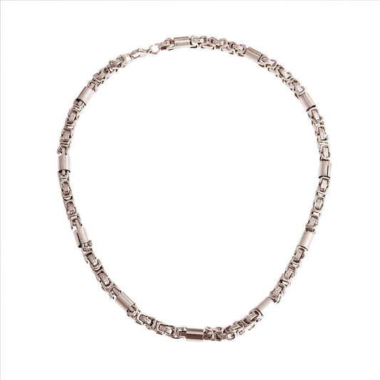 Silver Stainless Steel Rounded Link Chain|20 inches - Premium Wholesale Jewelry from Pinktown - Just $16! Shop now at chiquestyles