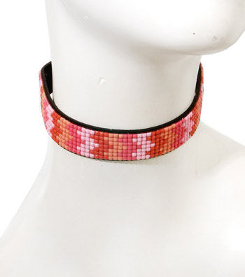 Beads Acrylic Choker|15 inches - Premium Wholesale Jewelry from Pinktown - Just $7! Shop now at chiquestyles