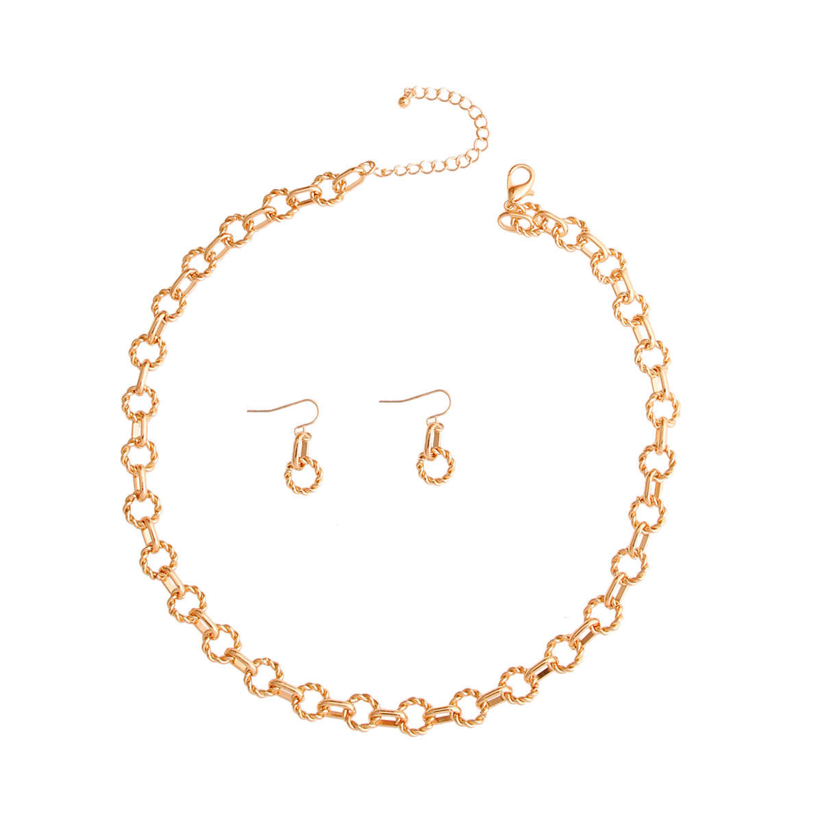 Gold Round Cable Link Chain|18 inches - Premium Wholesale Jewelry from Pinktown - Just $11! Shop now at chiquestyles