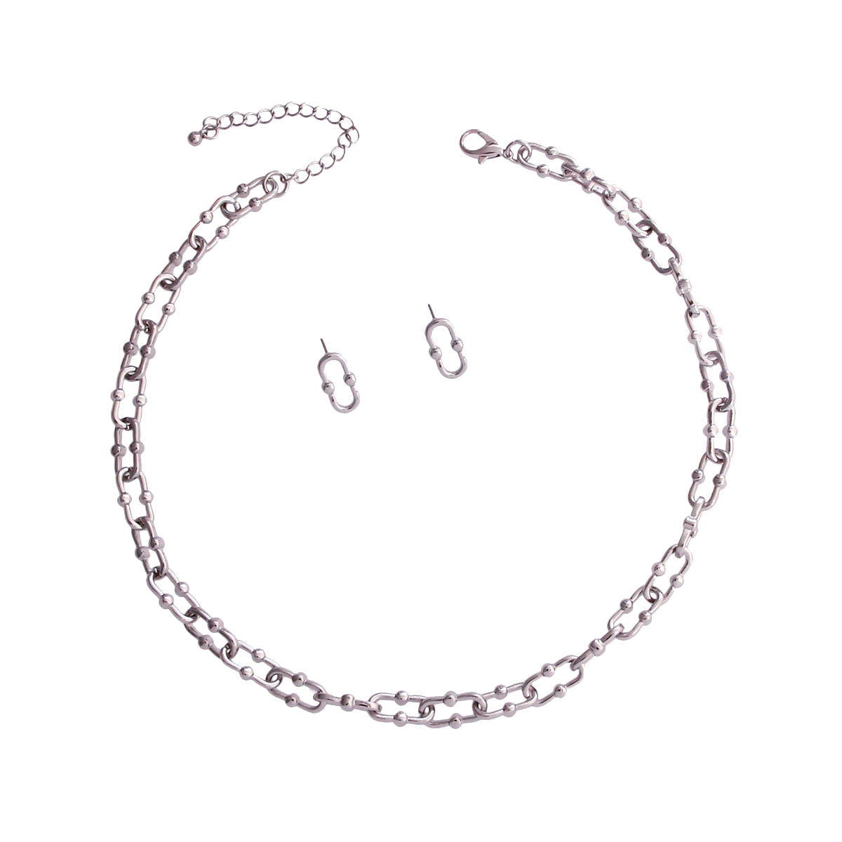 Silver Metal Anchor Chain|18 inches - Premium Wholesale Jewelry from Pinktown - Just $12! Shop now at chiquestyles
