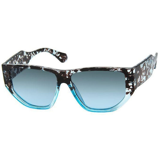Blue Tortoise Geometric Sunglasses|5.75 x 2 inches. - Premium Wholesale Fashion Accessories from Pinktown - Just $9! Shop now at chiquestyles