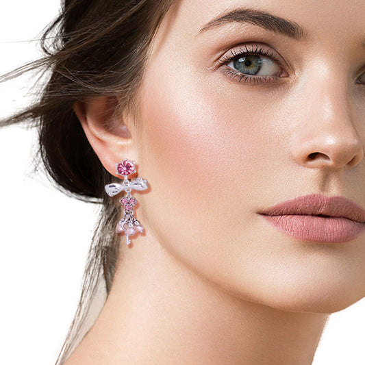 Silver Mismatched Lock Key Earrings|1.55 inches - Premium Wholesale Jewelry from Pinktown - Just $7! Shop now at chiquestyles