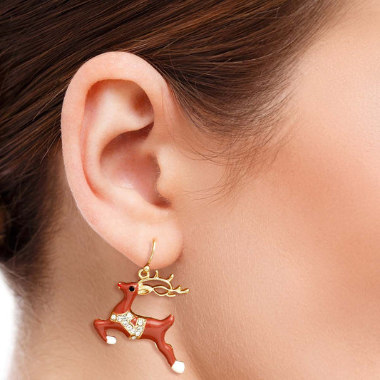 Reindeer Fish Hooks|1.5 inches - Premium Wholesale Jewelry from Pinktown - Just $6! Shop now at chiquestyles