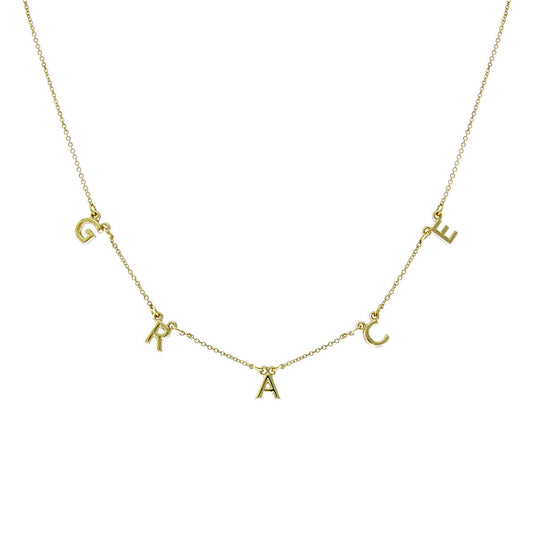 Grace Gold Station Necklace|16 inches - Premium Wholesale Jewelry from Pinktown - Just $10! Shop now at chiquestyles
