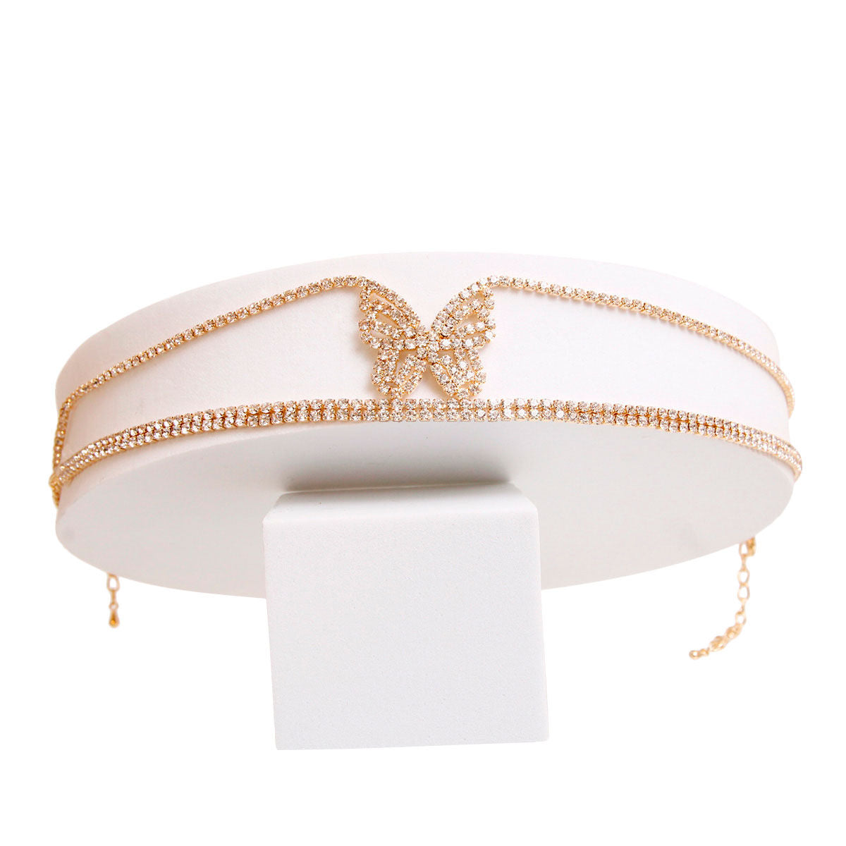 Gold Bling 2 Pcs Butterfly Collar Set - Premium Wholesale Jewelry from Pinktown - Just $11! Shop now at chiquestyles