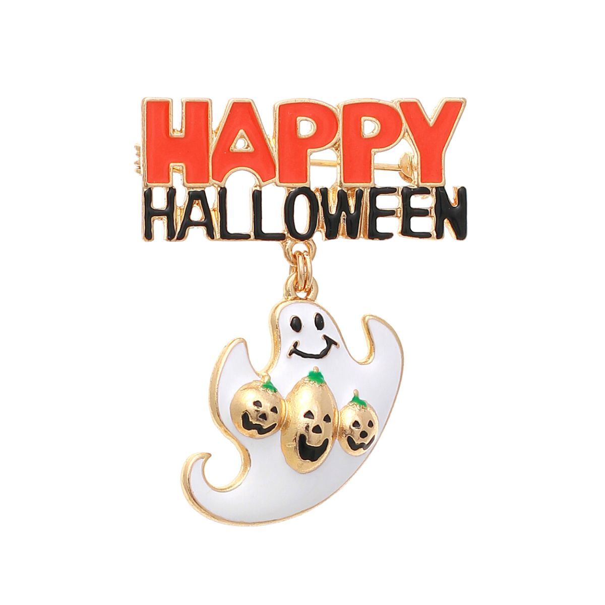 Halloween Ghost Brooch|1.75 x 1.3 inches - Premium Wholesale Jewelry from Pinktown - Just $7! Shop now at chiquestyles