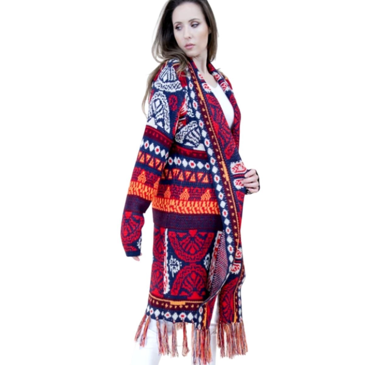 L/XL Navy Long Sleeve Cardigan|Large/XLarge - Premium Wholesale Fashion Accessories from Pinktown - Just $66! Shop now at chiquestyles